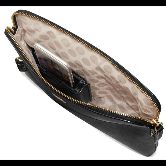 Kate Spade Zana Black Crossbody Purse with phone charger - Picture 3 of 7
